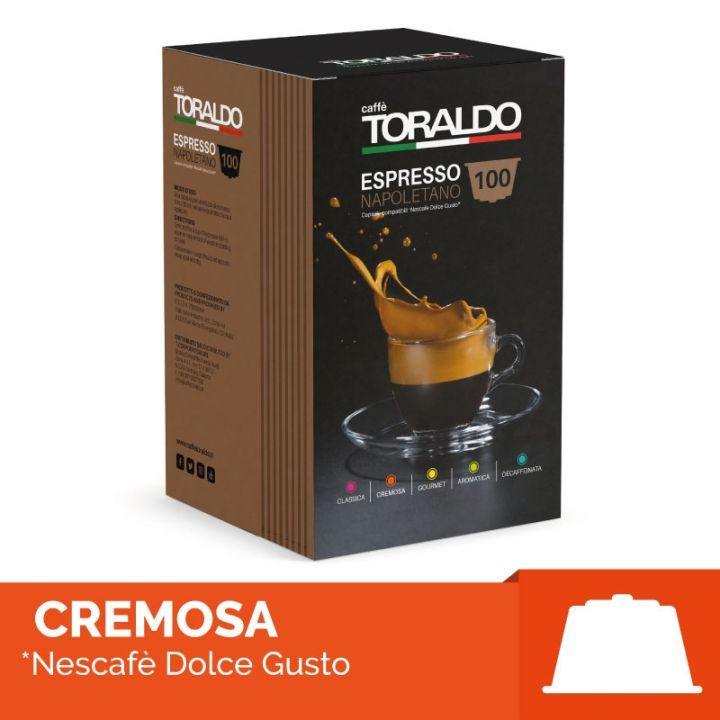 Caffè Toraldo - Miscela Cremosa (Dolce Gusto compatible) x 100 caps