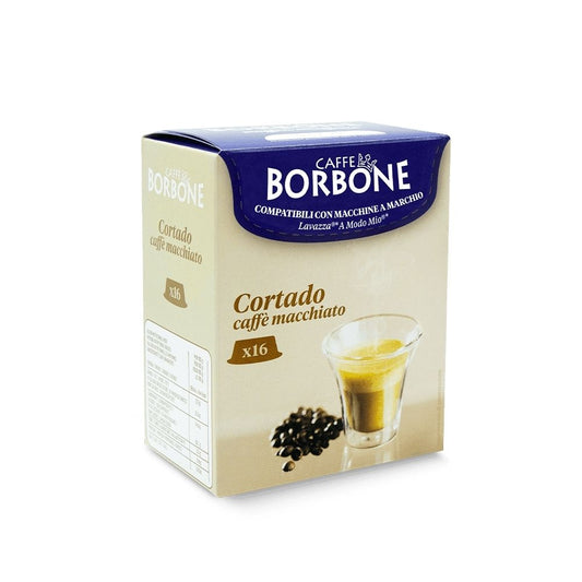 Caffè Borbone Macchiato Cortado Capsules (Lavazza A Modo Mio Compatible)